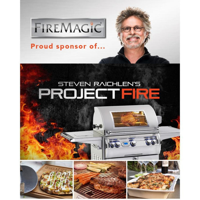 Fire Magic E250s 1800 Watt Electric Grill On Patio Post - E251s-1Z1E-P6