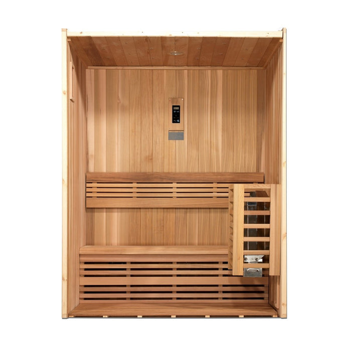 Golden Designs Cedar "Sundsvall" 2 Person Indoor/Outdoor Traditional Sauna GDI-7289-01