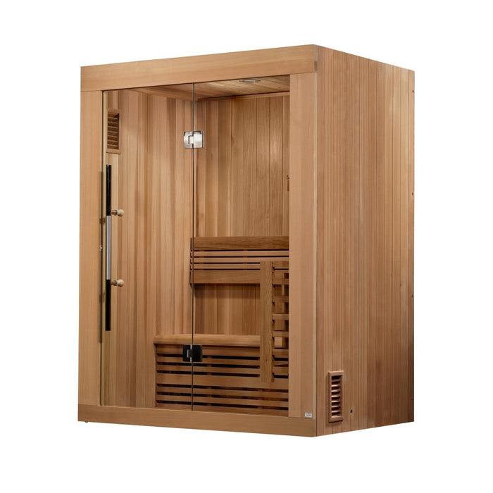 Golden Designs Cedar "Sundsvall" 2 Person Indoor/Outdoor Traditional Sauna GDI-7289-01