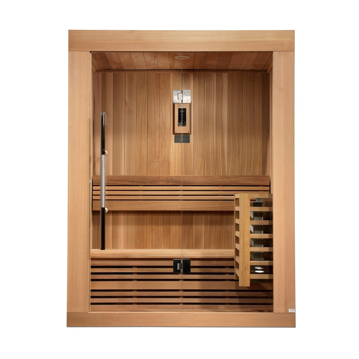 Golden Designs Cedar "Sundsvall" 2 Person Indoor/Outdoor Traditional Sauna GDI-7289-01