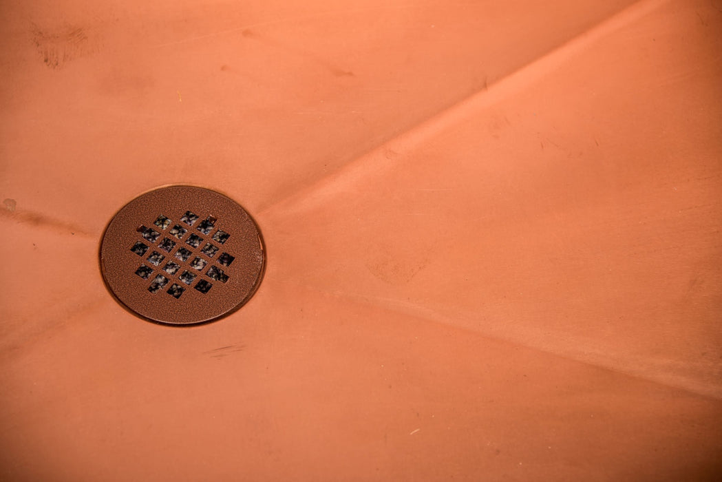 Custom Copper Shower Pan