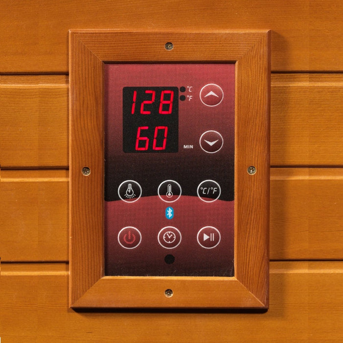 Dynamic Bellagio 3 Person Low EMF FAR Infrared Dry Sauna DYN-6306-02