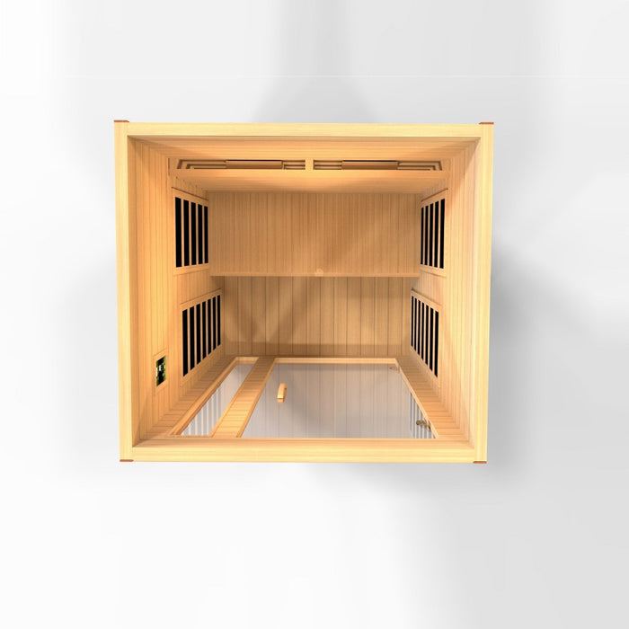 Dynamic Cardoba 2 Person Full Spectrum  Near Zero EMF FAR Infrared Dry Sauna DYN-6203-02 FS