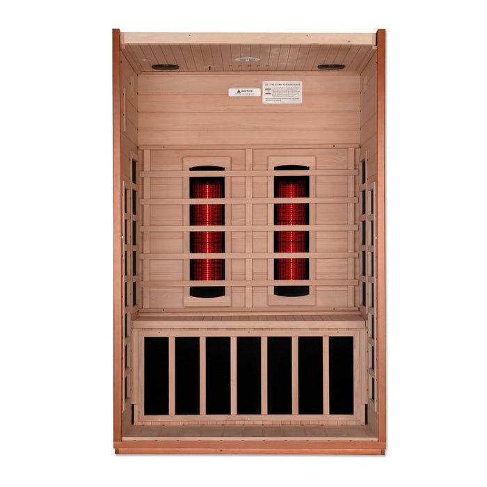 Dynamic Cardoba 2 Person Full Spectrum  Near Zero EMF FAR Infrared Dry Sauna DYN-6203-02 FS