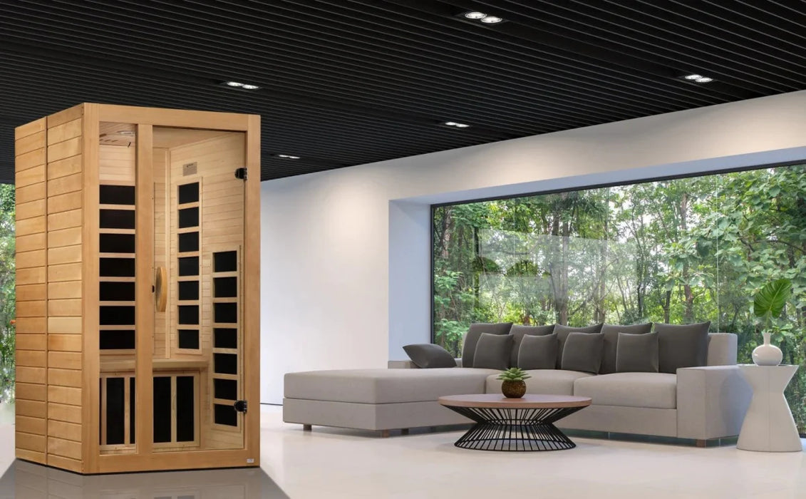 Dynamic Gracia 1 to 2 Person Low EMF Far Infrared Dry Sauna DYN-6119-01
