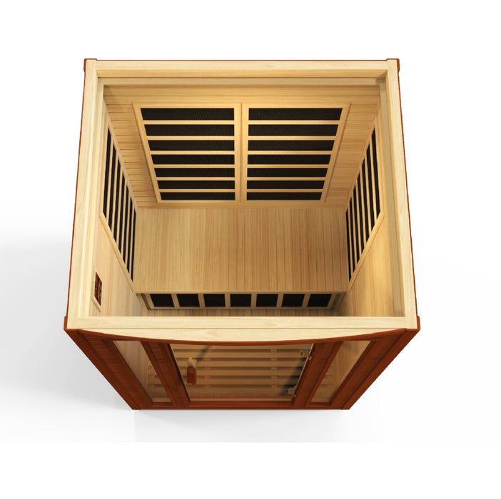 Dynamic San Marino 2 Person Low EMF FAR Infrared Dry Sauna DYN-6206-01