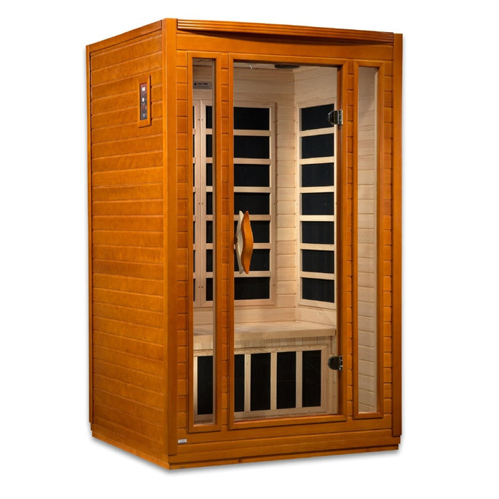 Dynamic San Marino Elite 2 Person Ultra Low EMF FAR Infrared Dry Sauna DYN-6206-01 Elite