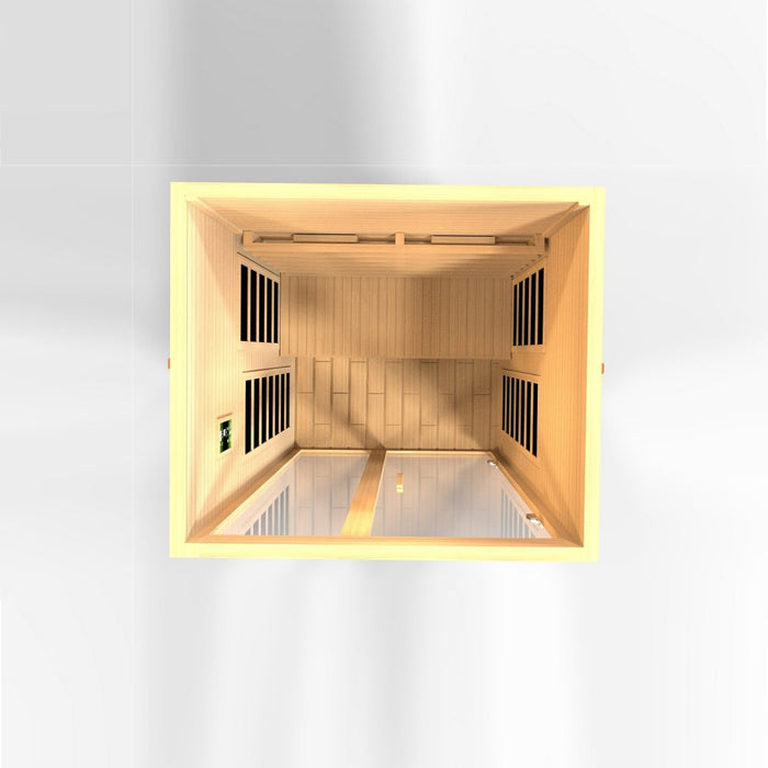 Dynamic Santiago 2 Person Full Spectrum Near Zero EMF FAR Infrared Dry Sauna DYN-6209-03 FS