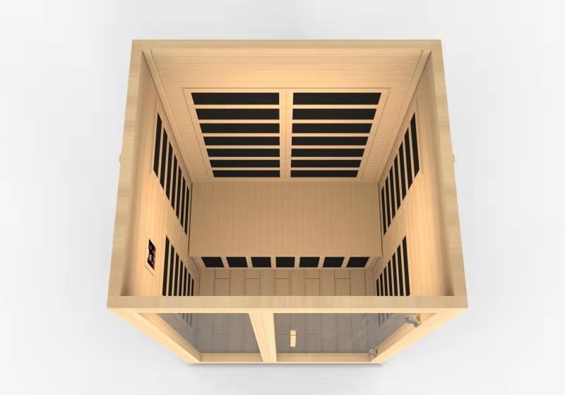 Dynamic Santiago 2 Person Low EMF FAR Infrared Dry Sauna DYN-6209-01