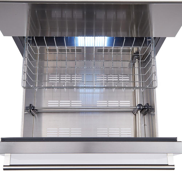 FORNO Appliance Package - 36 Inch Gas Range, Wall Mount Range Hood, Refrigerator, Microwave Drawer, Dishwasher, Wine Cooler, AP-FFSGS6244-36-W-9