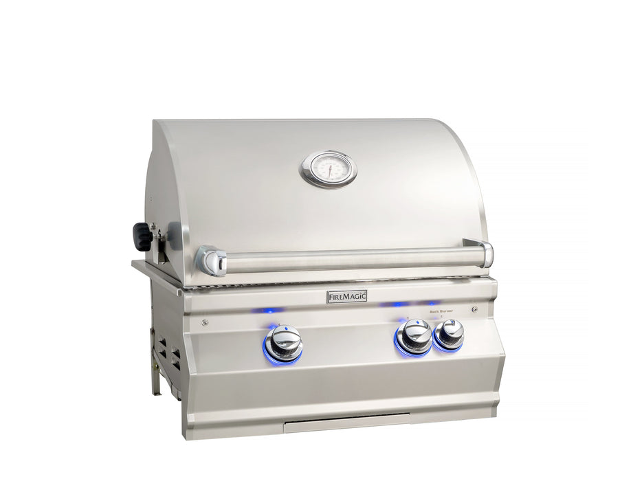 Fire Magic Aurora A430I 24-Inch Built-In Natural Gas / Propane Gas Grill With Analog Thermometer - A430I-7EAN / A430I-7EAP