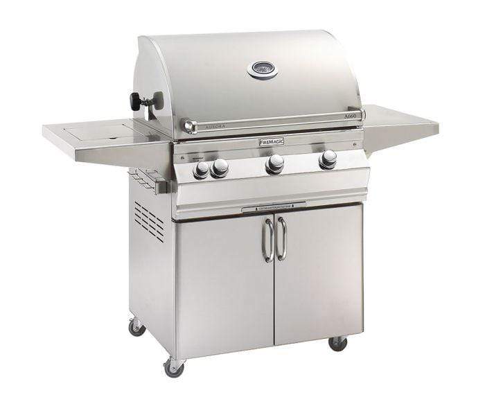 Fire Magic Aurora 30" Portable Gas Grill A660s w/ Flush Mounted Single Side Burner