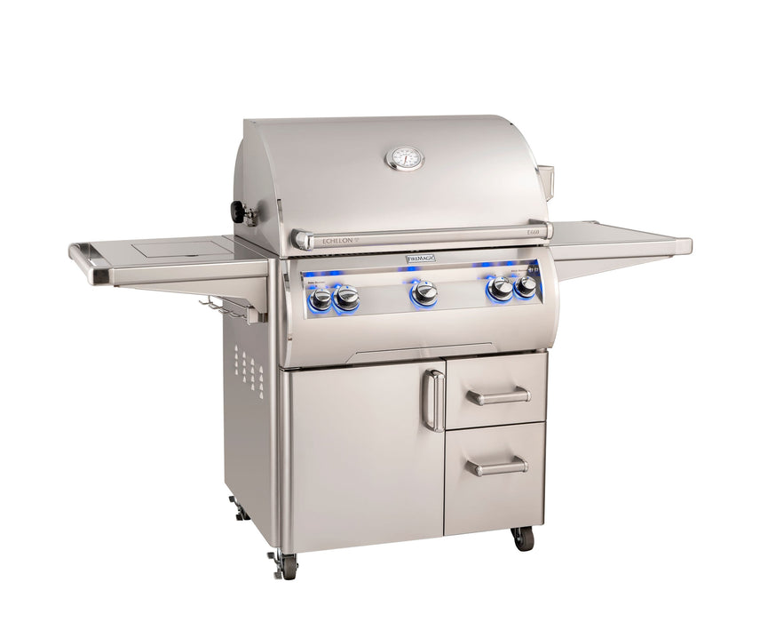 Fire Magic Echelon Diamond 30" Portable Grill E660s w/ Flush Mounted Single Side Burner