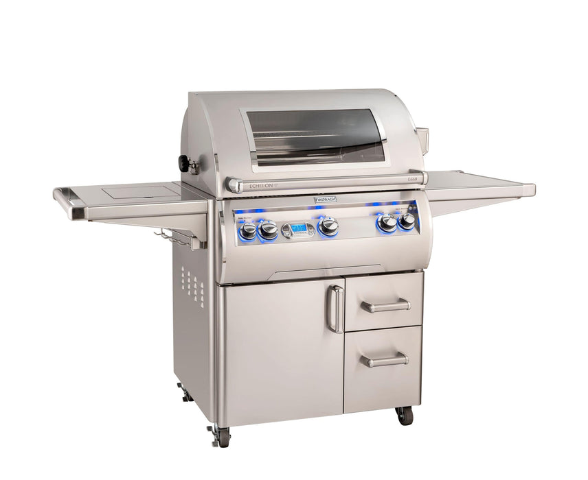 Fire Magic Echelon Diamond 30" Portable Grill E660s w/ Flush Mounted Single Side Burner