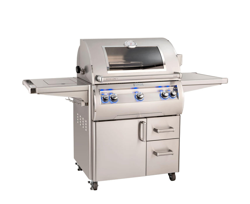 Fire Magic Echelon Diamond 30" Portable Grill E660s w/ Flush Mounted Single Side Burner