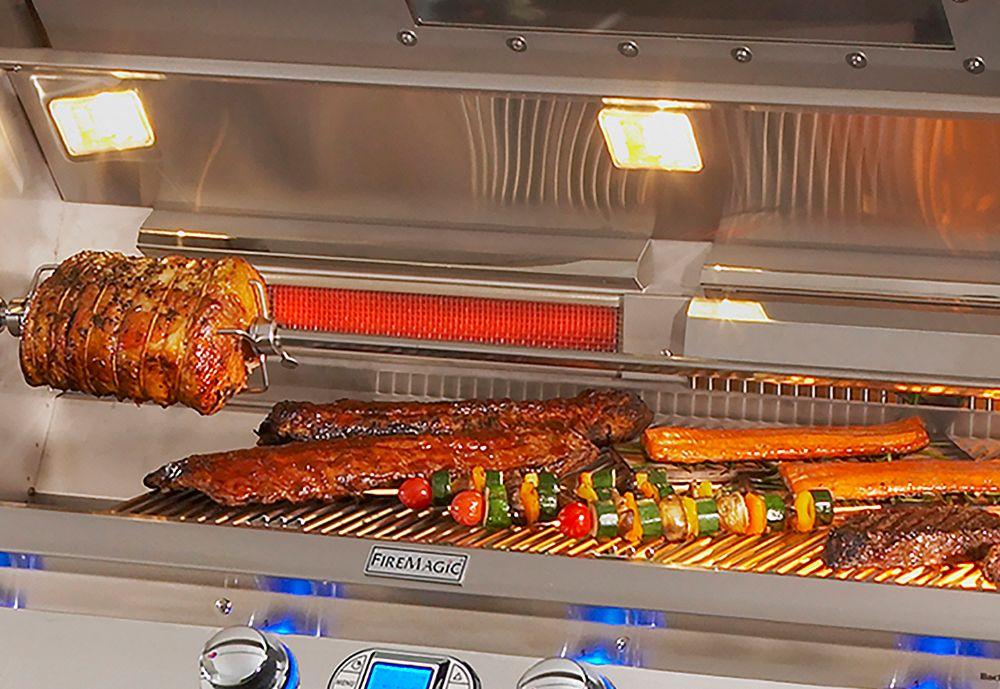 Fire Magic Echelon Diamond 36" Portable Grill w/ Double Side Burner E790s