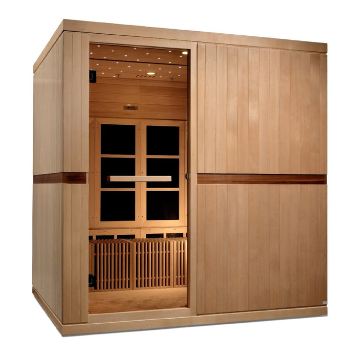 Golden Designs Catalonia 8 Person PureTech™ Near Zero EMF (Under 2MG) FAR Infrared Sauna GDI-6880-01