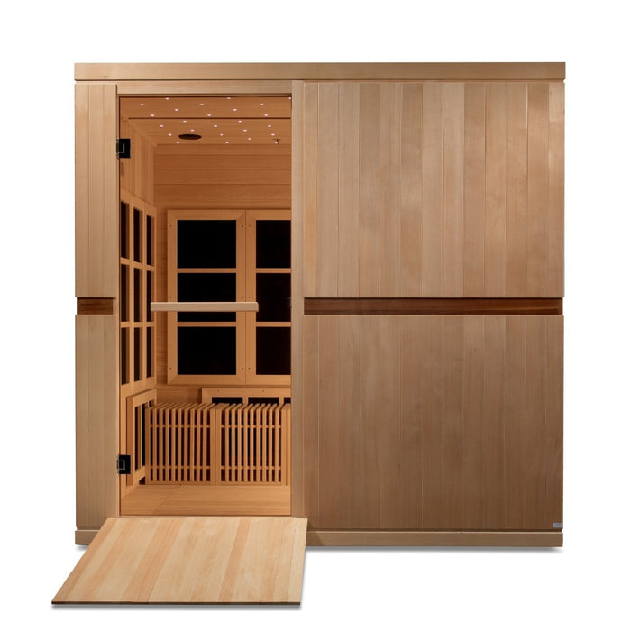 Golden Designs Catalonia 8 Person PureTech™ Near Zero EMF (Under 2MG) FAR Infrared Sauna GDI-6880-01