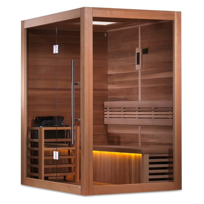 Golden Designs Indoor 3 Person "Hanko Edition" Traditional Sauna GDI-7202-01