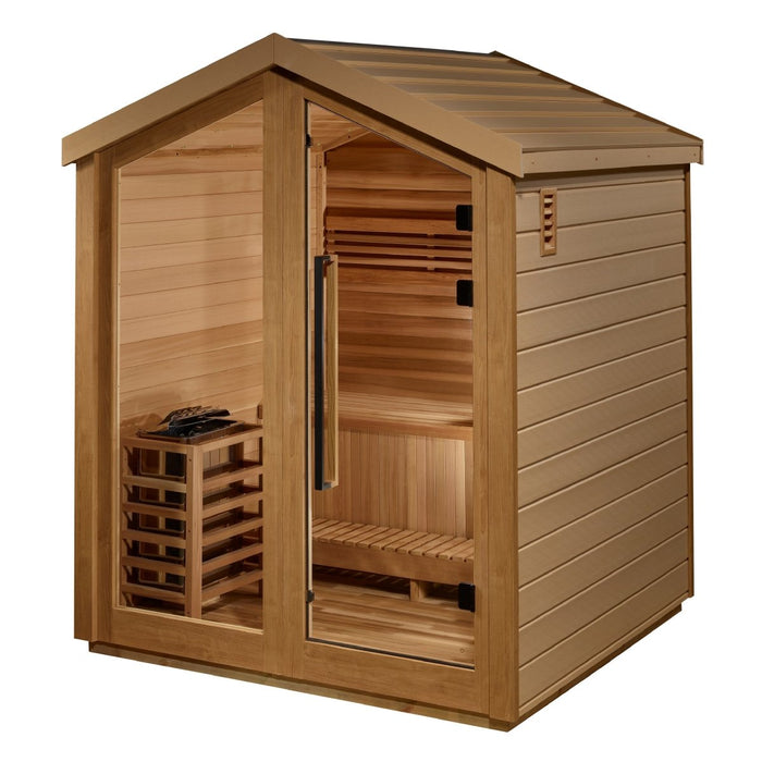 Golden Designs Savonlinna 3 Person Traditional Outdoor Cabin Sauna GDI-8503-01