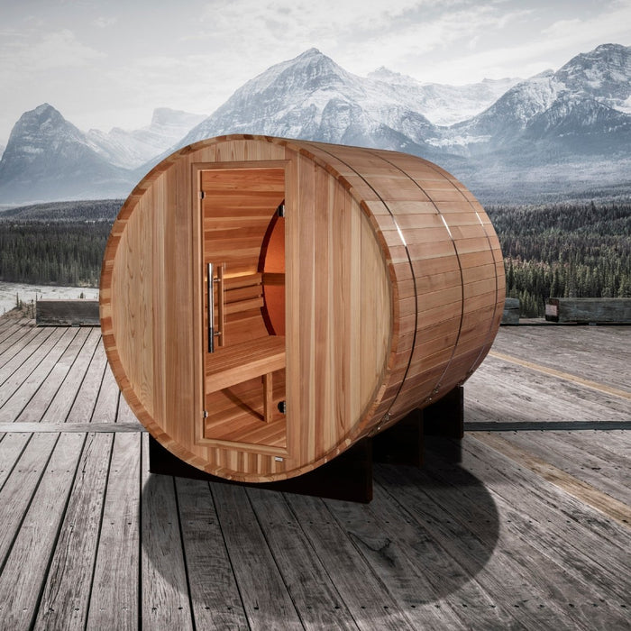Golden Designs "Zurich" 4 Person Traditional Barrel Sauna GDI-B024-01