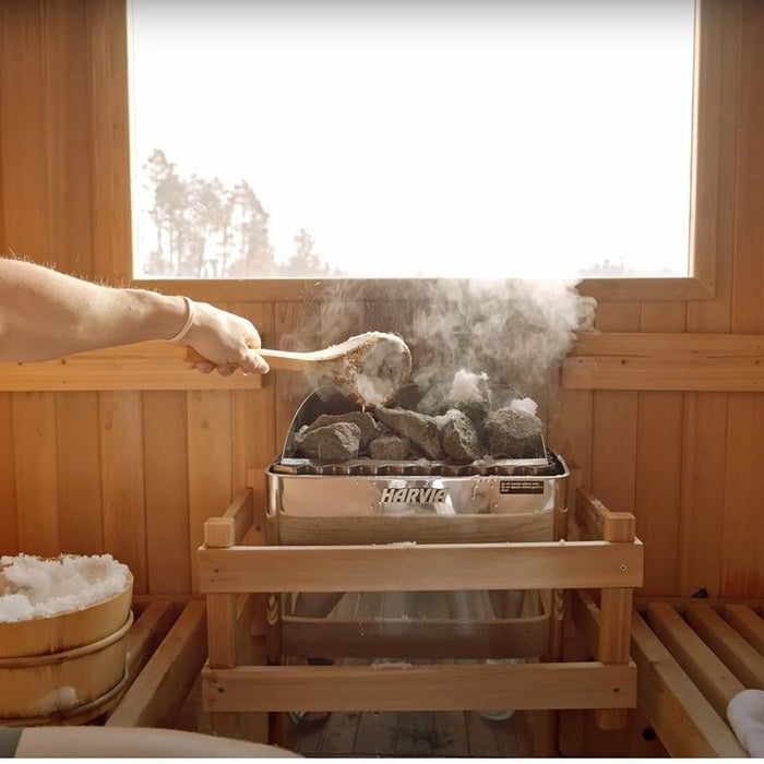 Harvia KIP30B 3 kW Electric Sauna Heater w/ Built-in Controls
