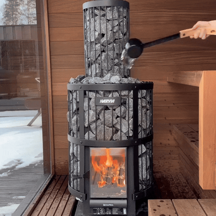 Harvia Legend 240 Greenflame Wood-Burning Sauna Stove