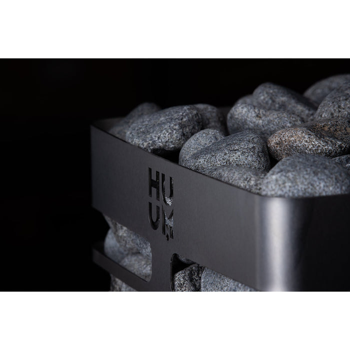 HUUM STEEL Mini 3.5kW Electric Heater Package w/ UKU Wifi Controller and Stones