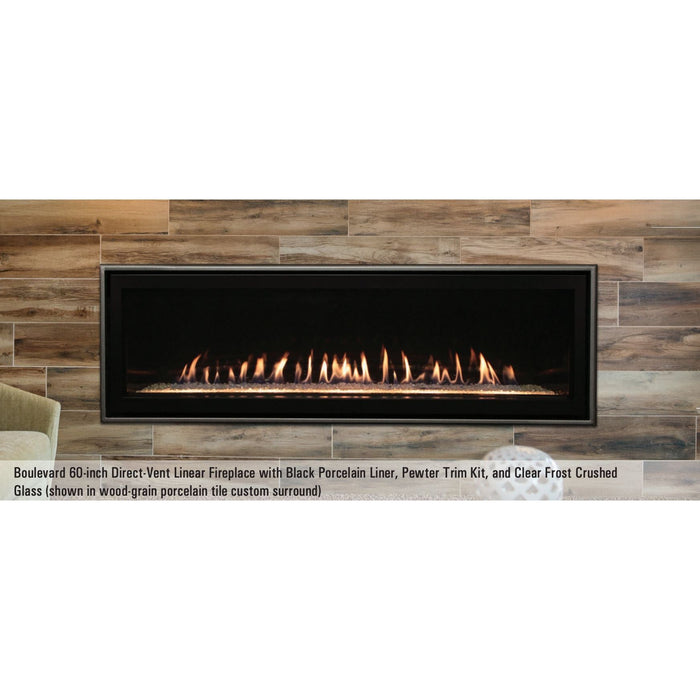 Empire 60" Boulevard Direct Vent Linear Fireplace