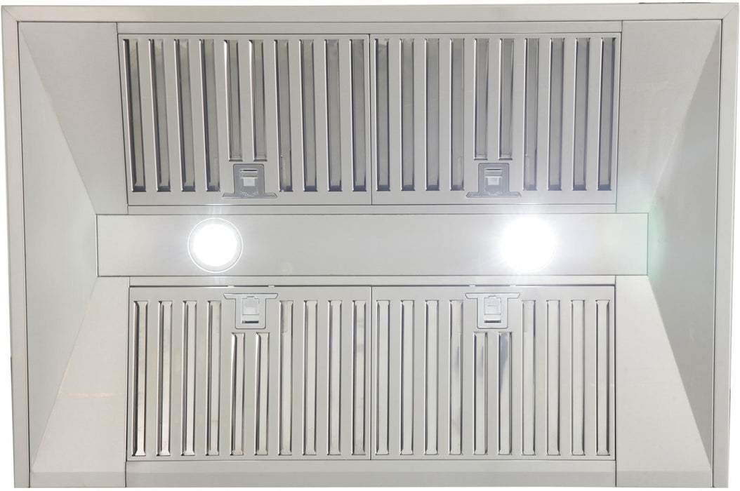 Kucht 36” Wall Mounted Range Hood with 900CFM Motor in Stainless Steel and Digital Display (KRH3610A)