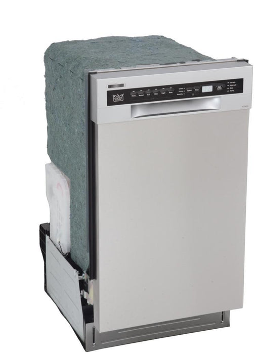 Kucht 18-Inch Front Control Dishwasher in Stainless Steel with Stainless Steel Tub and Multiple Filter System (K7740D)