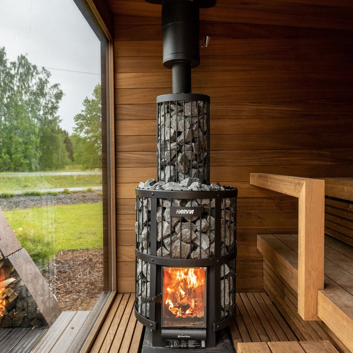 Harvia Legend 240 Greenflame Wood-Burning Sauna Stove