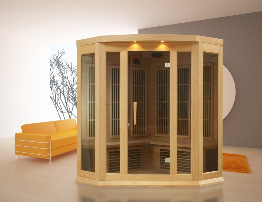 Maxxus 3 Person Corner FAR Infrared Dry Sauna MX-K356-01