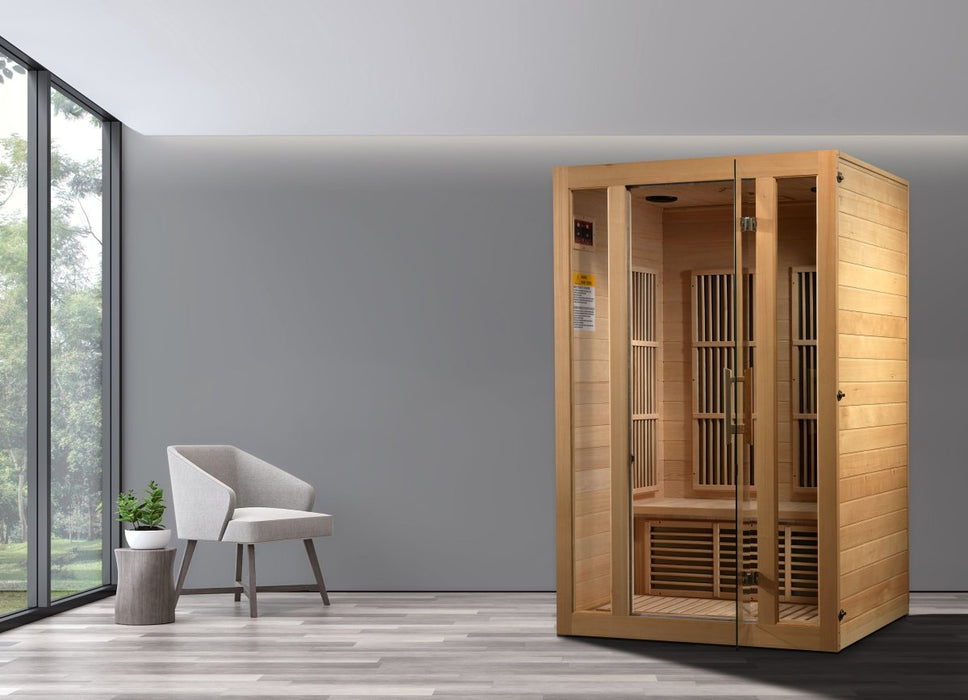 Maxxus Seattle 2 Person FAR Infrared Dry Sauna MX-J206-01