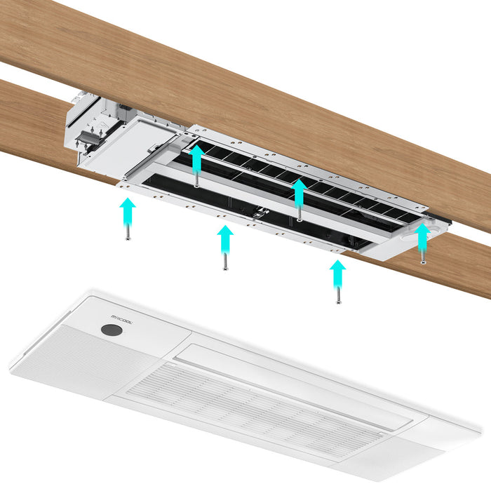 MRCOOL DIY® Series 5th Gen OuttaSight® 9K BTU 230V One-Way Ceiling Cassette Air Handler (DIYCASSETTE09HP-230D25-O)