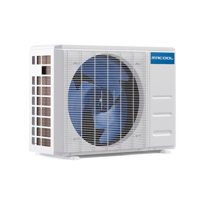MRCOOL Energy Star 24K BTU, 2 Ton, 20 SEER,Heat Pump Condenser & Wall Mount Air Handler with Enhanced WiFi and 25 Ft. Lineset (DIY-24-HP-230B25)