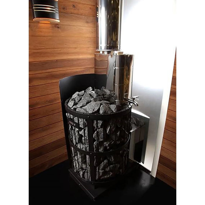 Harvia Legend 150 SL 16kW Wood Burning Sauna Stove w/ Fire Chamber Extension