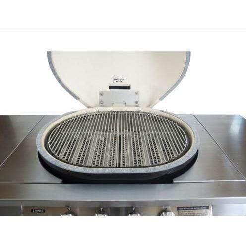 Primo All-In-One Oval G 420 Ceramic Gas Grill PGGXLC (Cart-Mounted)