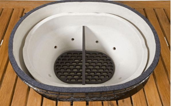 Primo Cast Iron Firebox Divider For Oval Jr 200 (1 Pc) PG00314