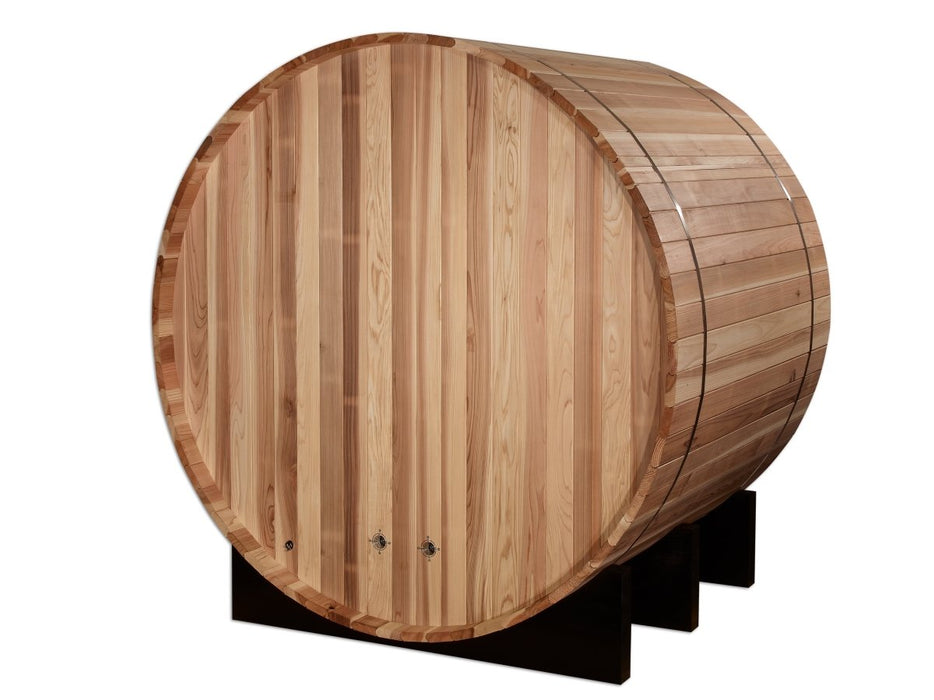 Golden Designs St. Moritz 2 Person Traditional Outdoor Barrel Sauna GDI-B002-01
