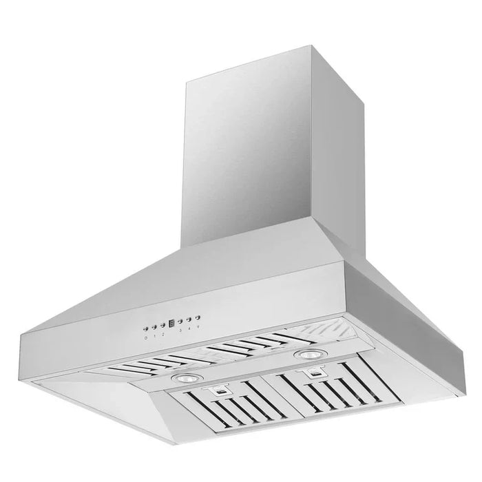 FORNO Appliance Package - 30" Dual Fuel Range, 30" Range Hood, Dishwasher, AP-FFSGS6125-30-W-2