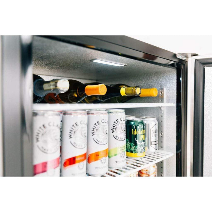 Summerset - 24" 5.3 Cu.Ft. Deluxe Outdoor Rated Compact Refrigerator
