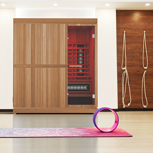 finnmark trinity xl infrared home sauna kit with heater