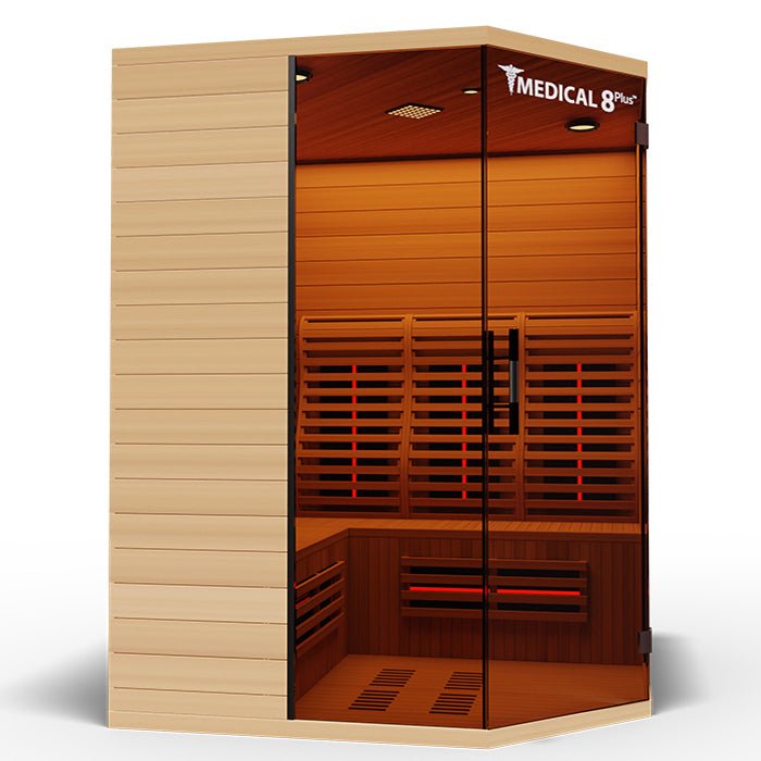 Medical 8 Plus V2 Ultra Full-Spectrum Sauna - Home and Heat