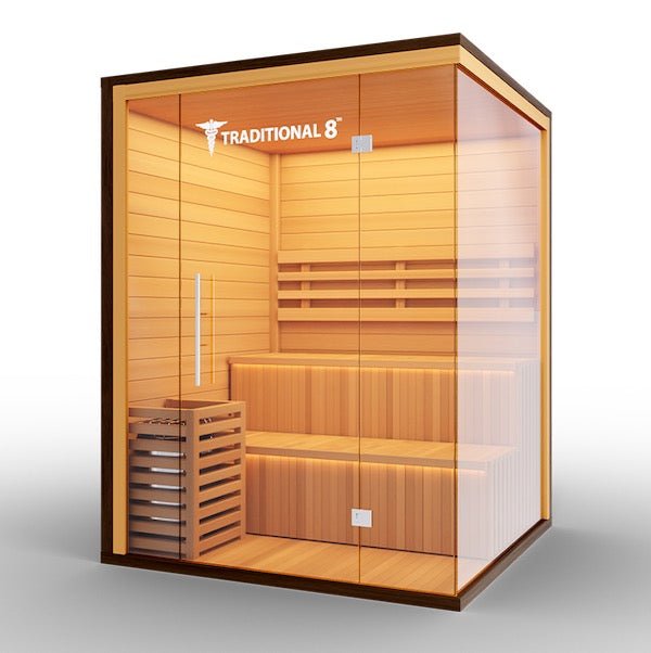 Medical 8 Plus Traditional Sauna - Home and Heat
