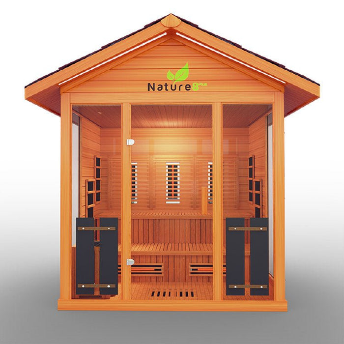 Medical Nature 8 Plus Outdoor Infrared Sauna - Home and Heat