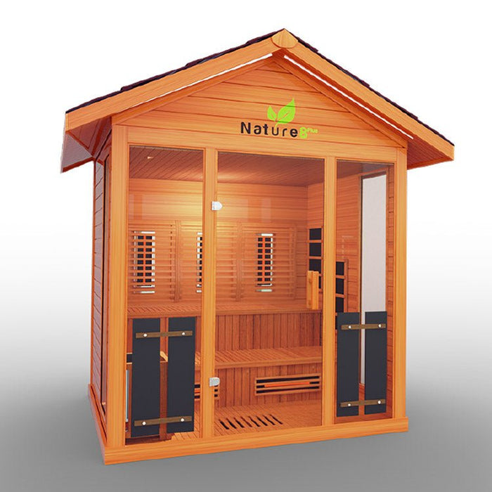 Medical Nature 8 Plus Outdoor Infrared Sauna - Home and Heat