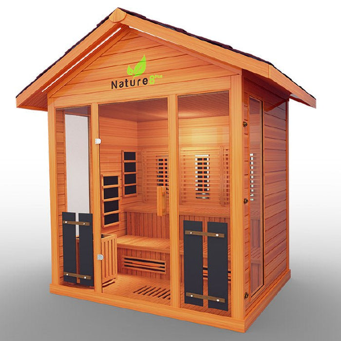 Medical Nature 8 Plus Outdoor Infrared Sauna - Home and Heat